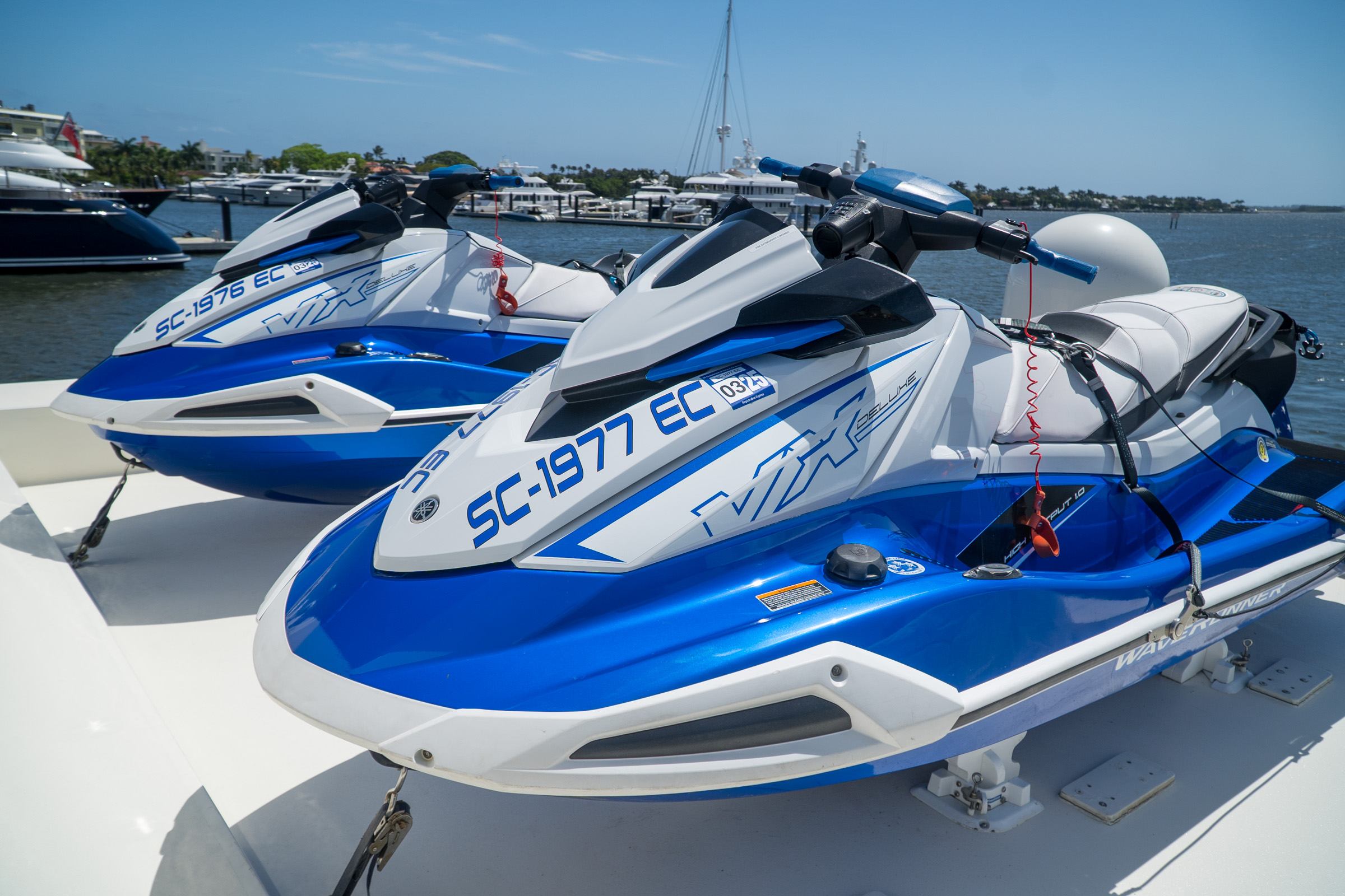 Watersports tender — adventure moment from a private charter
